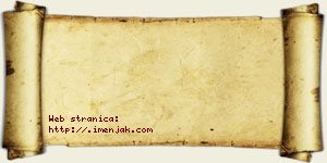 Alimpije Stanić vizit kartica